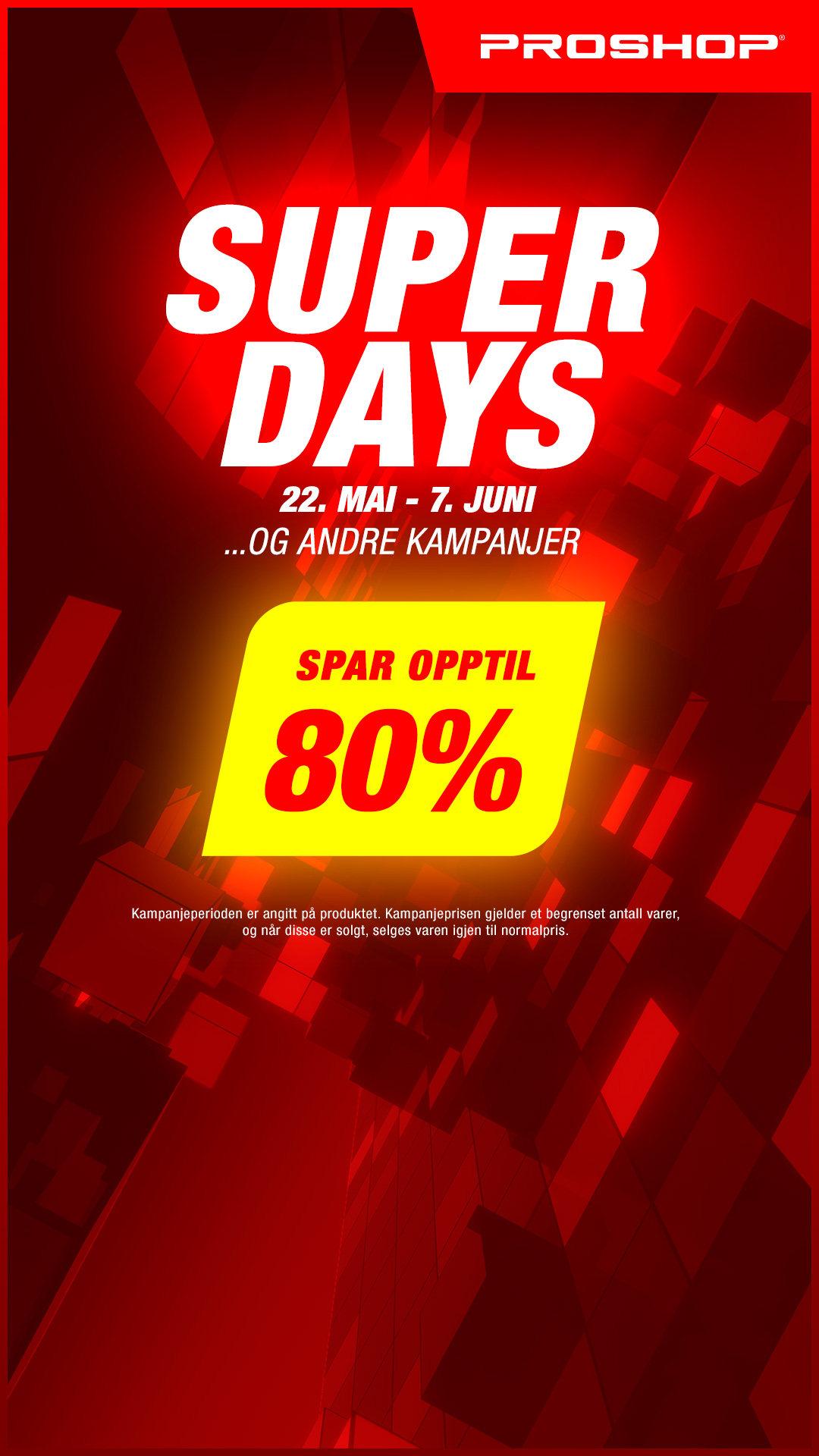 Proshop Facebook ad