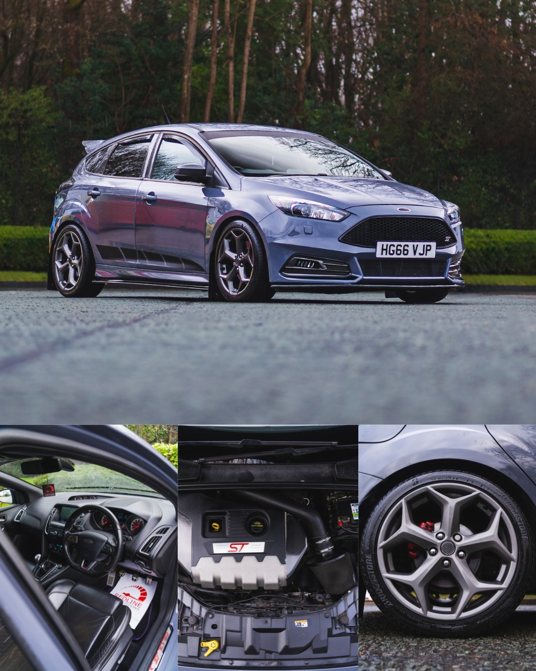 Redline Competitions Facebook ad: WIN this Ford Focus ST instantly