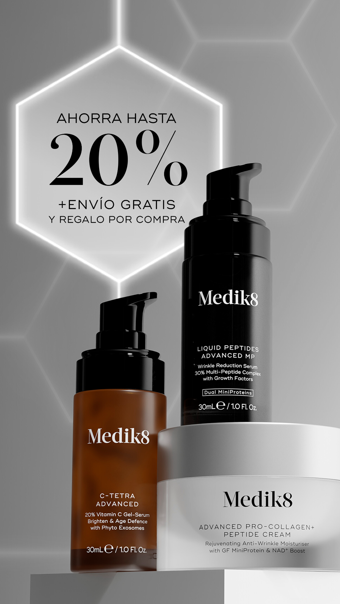 Medik8 Perú Facebook ad from Mar 23, 2026