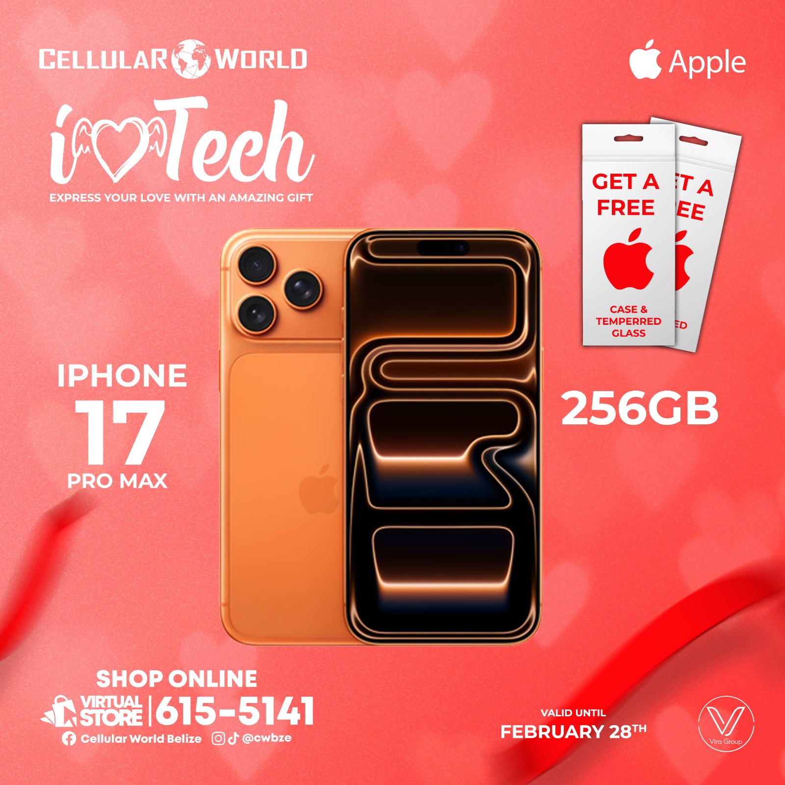 Cellular World Belize Facebook ad