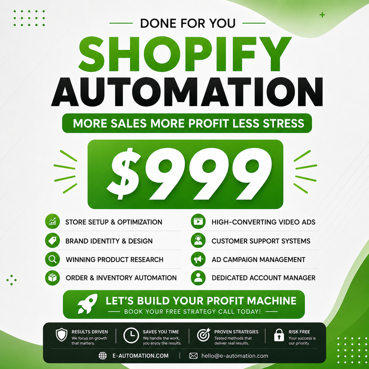 E - Automations Facebook ad