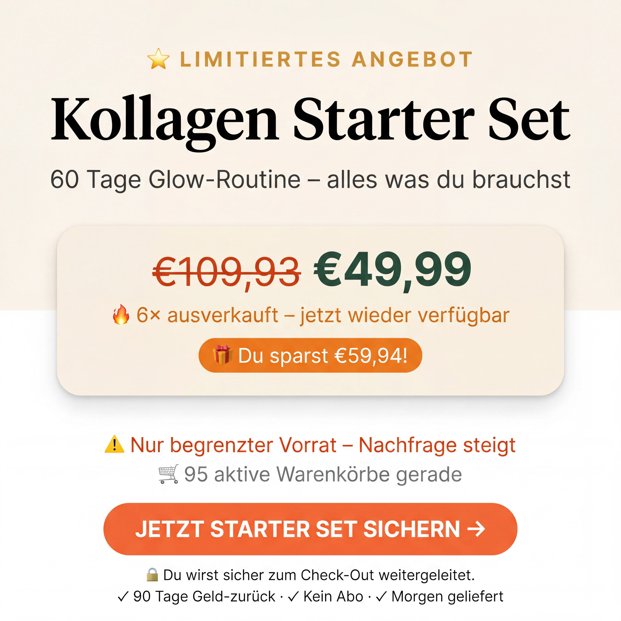 Glowies Deutschland: Echte Frauen, echte Ergebnisse Facebook ad: Kräftig sparen - nur jetzt zum großen Sale