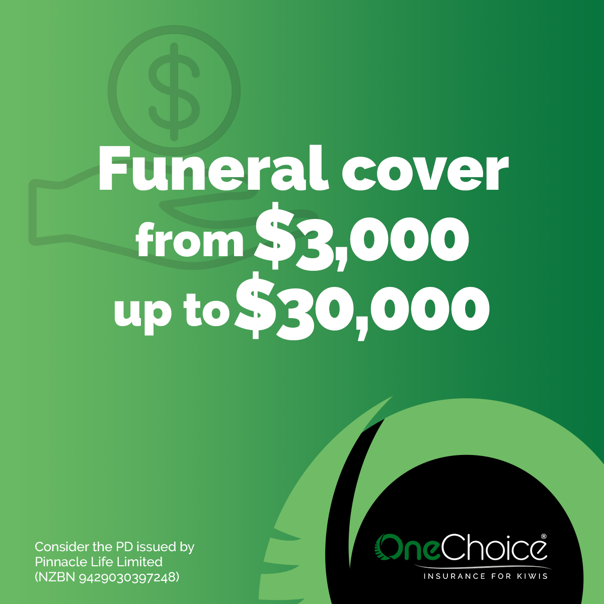 OneChoice Facebook ad