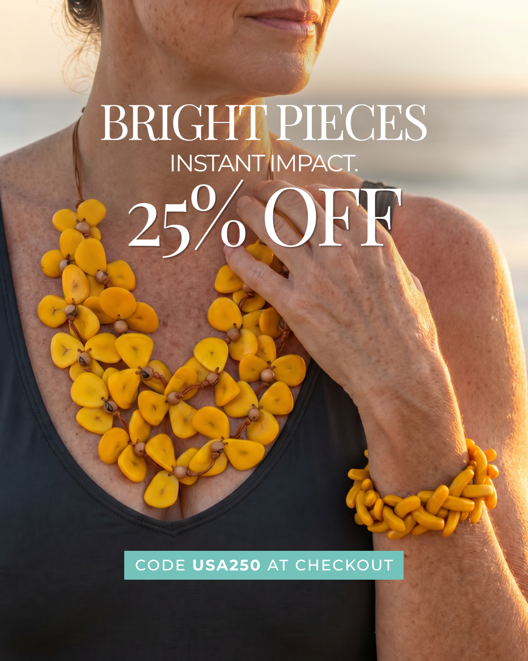 Tagua Jewelry by Soraya Cedeno Facebook ad