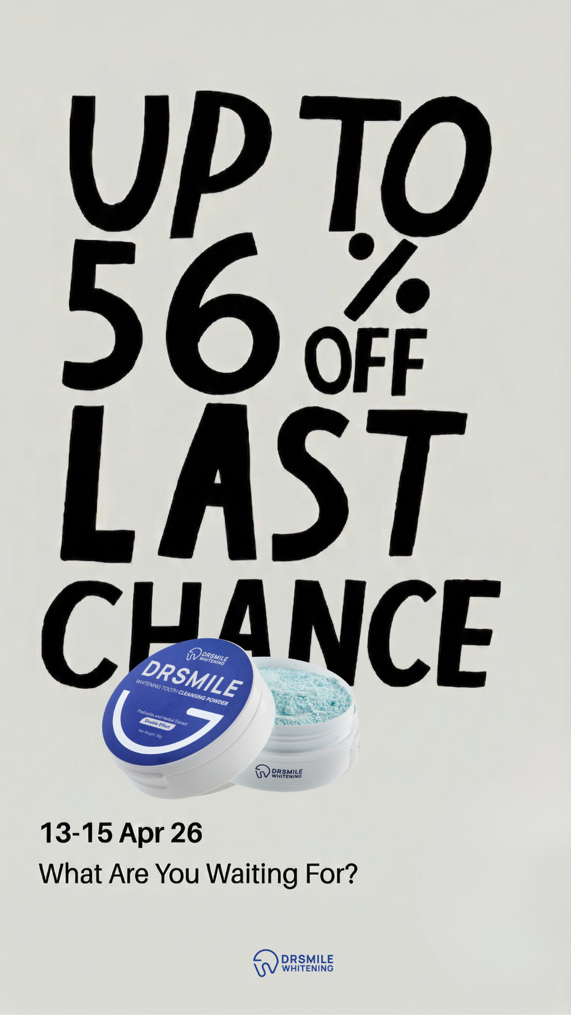 Dr Smile Whitening Solution Facebook ad