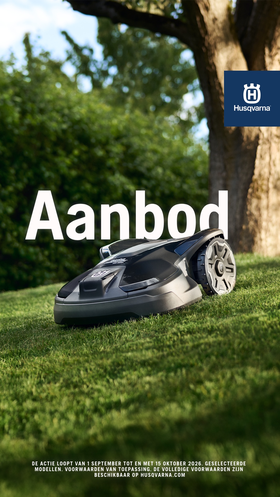 Husqvarna Facebook ad: Tijdelijke aanbieding