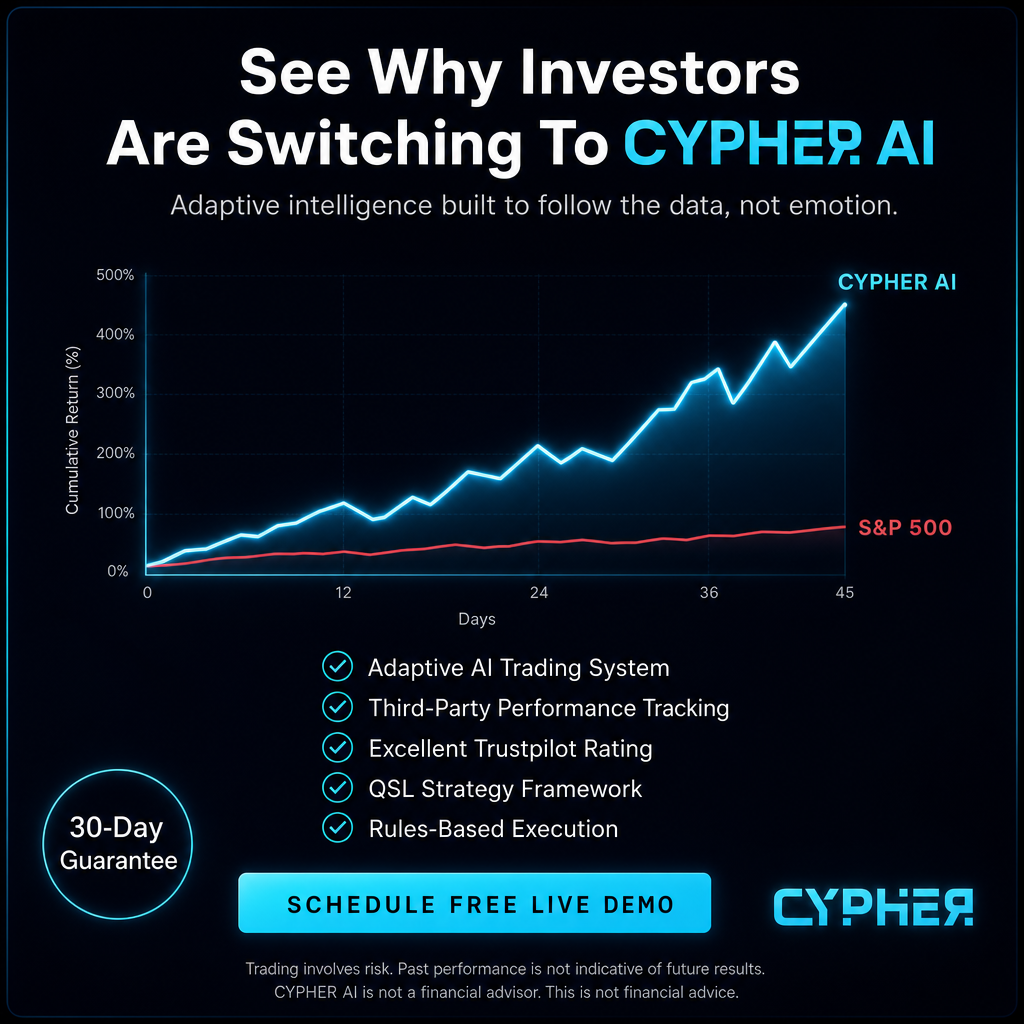 Cypher AI Facebook ad: The Next Evolution of Trading