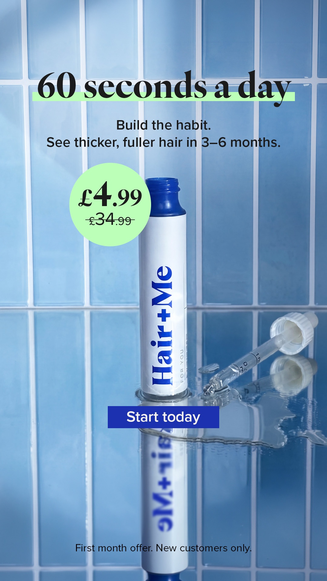 Hair + Me Facebook ad: Get growing this summer for just £4.99