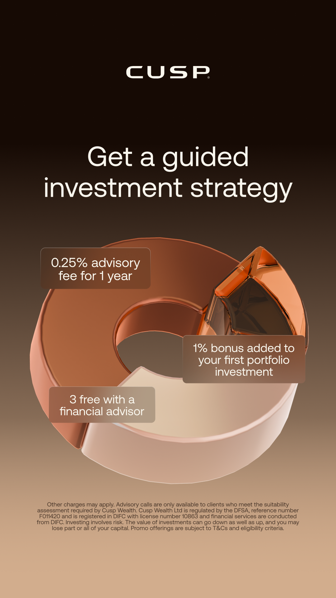 CUSP Wealth Facebook ad