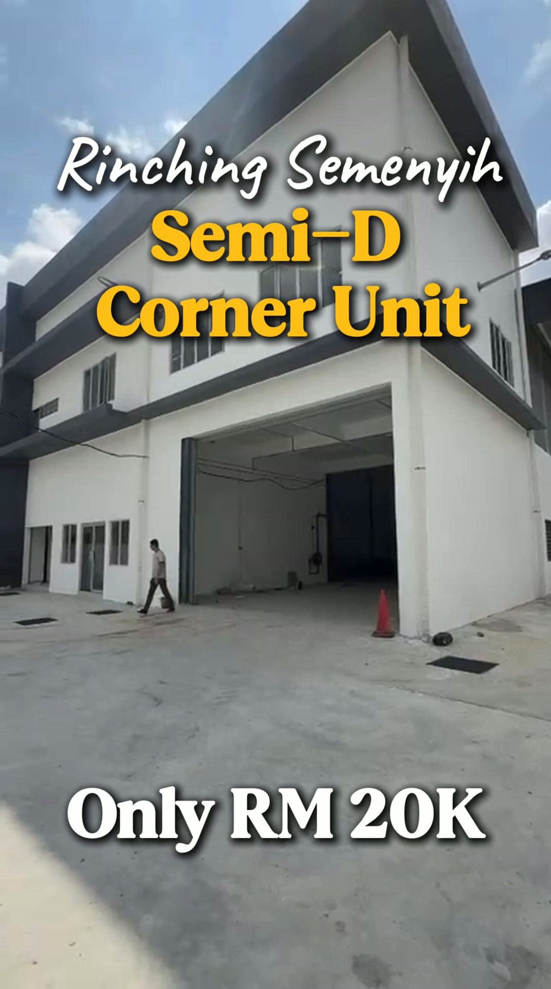 工业小吴 - HaoGuan Facebook ad: CHEAP CORNER FACTORY FOR RENT @ RINCHING, SEMENYIH