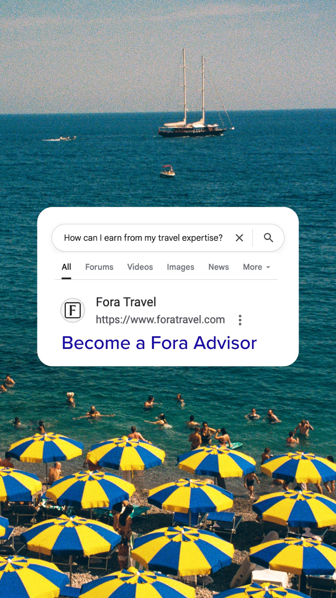 Fora Community Facebook ad