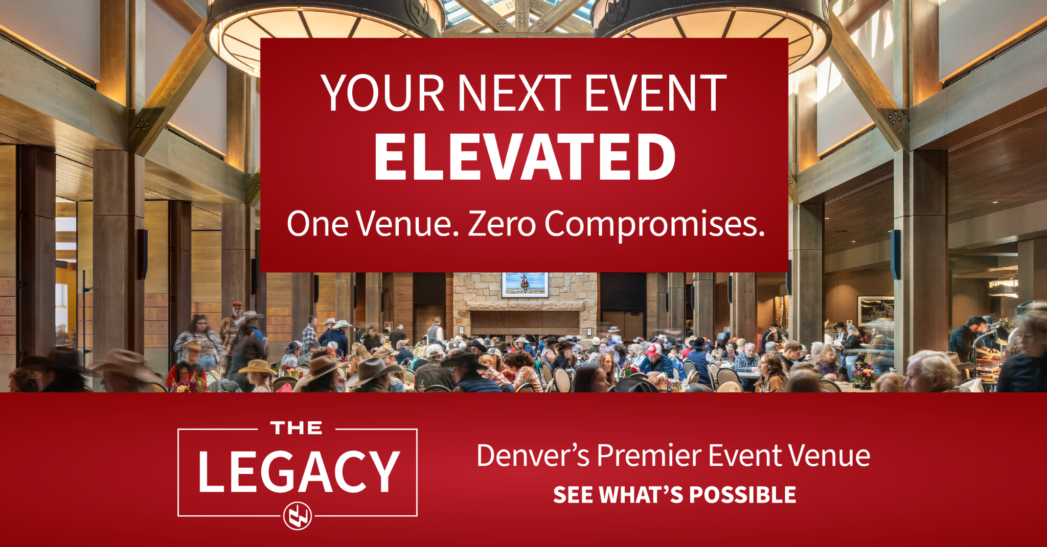 The Legacy Facebook ad: Your Wedding, Elevated.