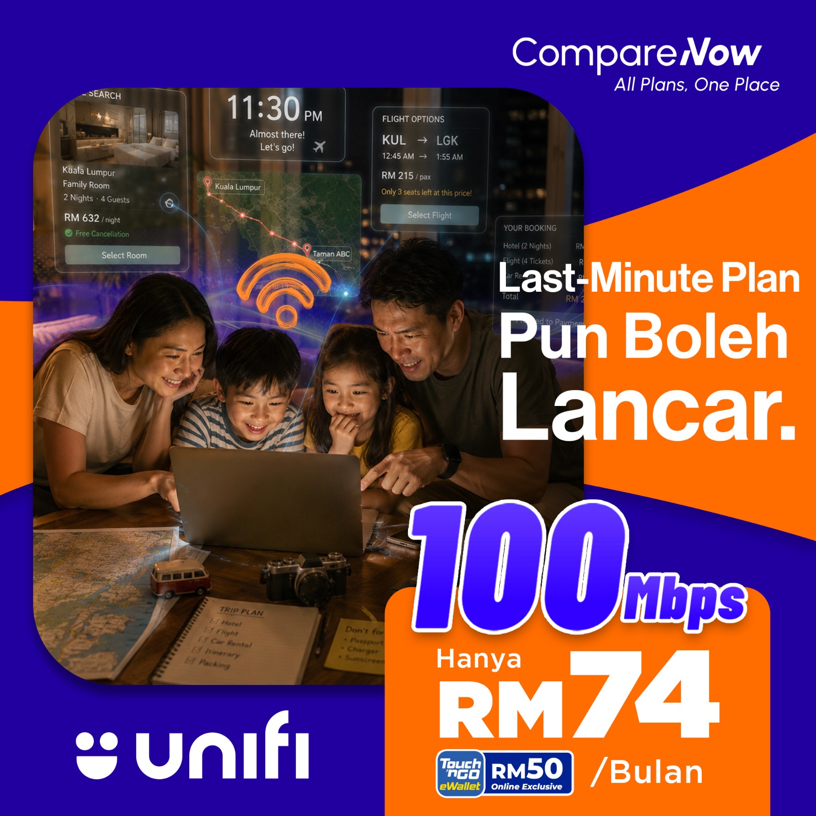 CompareNow Facebook ad