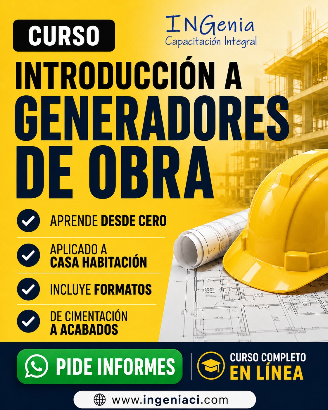 INGenia Capacitación Integral Facebook ad: Revisa la información aquí https://tinyurl.com/Igeningenia…