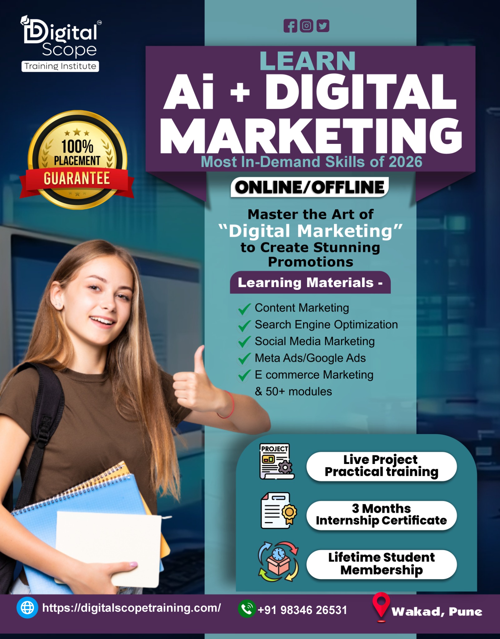 Digital Scope Training Institute Facebook ad