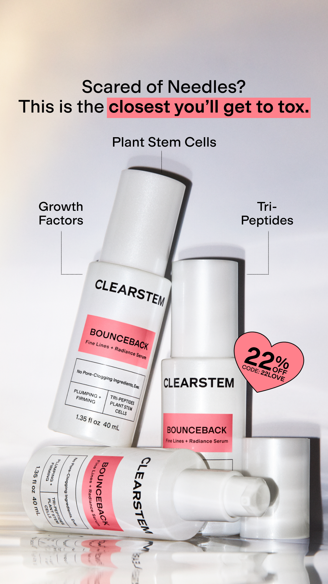 CLEARSTEM Skincare Facebook ad