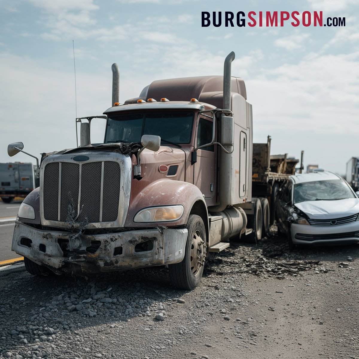 Burg Simpson Facebook ad: Truck Crash Raises Serious Safety Questions