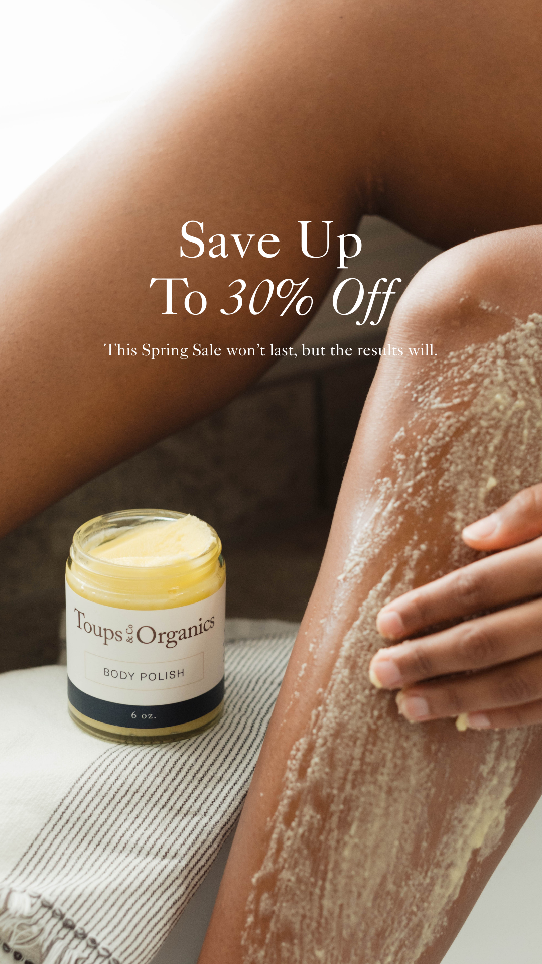 Toups and Co Organics Facebook ad