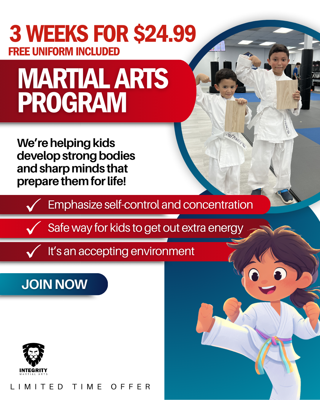 Integrity Martial Arts Naples Facebook ad