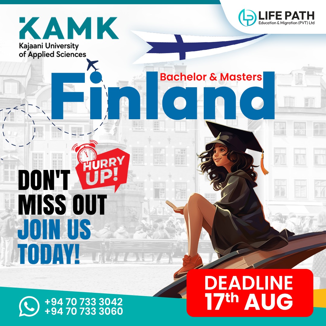 Life Path Education & Migration Pvt Ltd Facebook ad: APPLICATION DEADLINE: 17th AUGUST