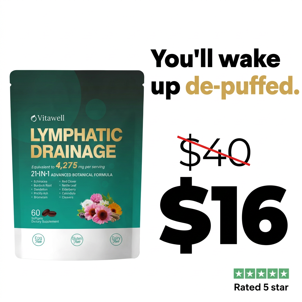 Wellness Daily Facebook ad: 50% OFF | Reduce Swelling & Feel Lighter