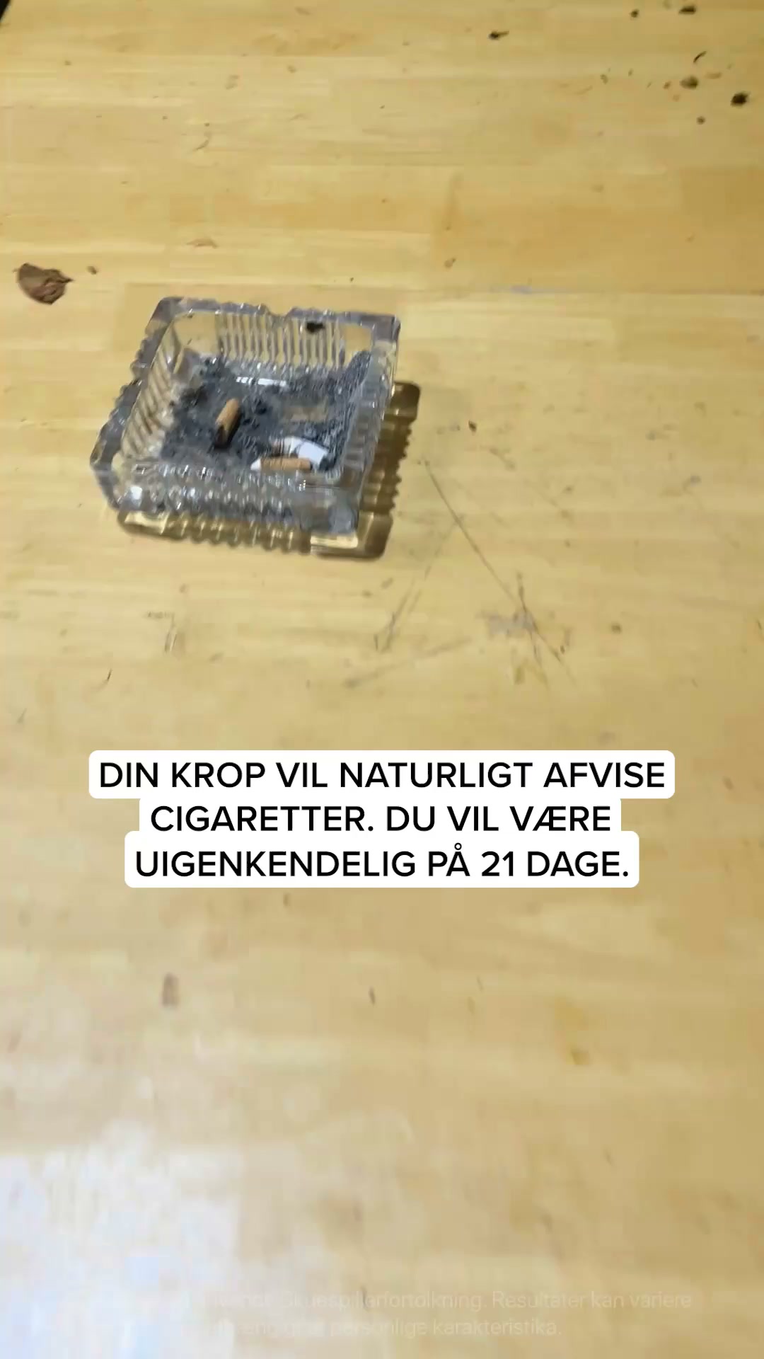 Hypnosis to Stop Smoking Facebook ad: Stop med at ryge med hypnoterapi