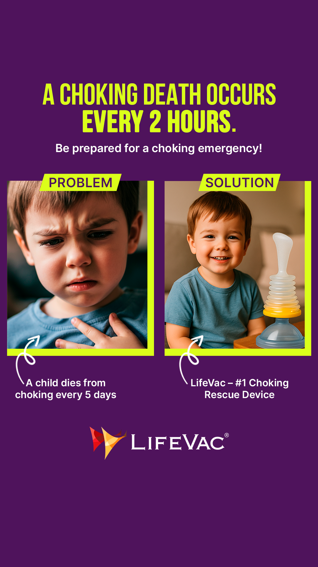 LifeVac USA Facebook ad