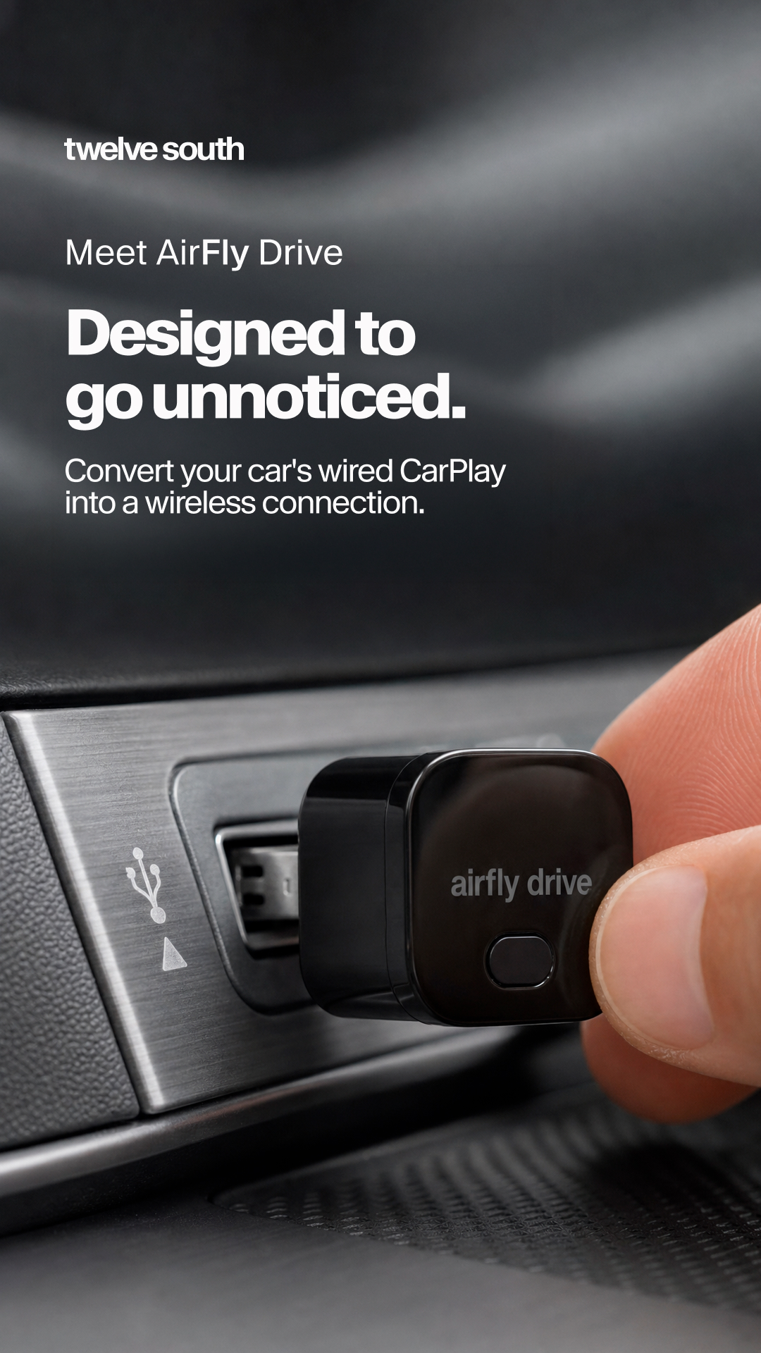 Twelve South Facebook ad: Make wired CarPlay wireless