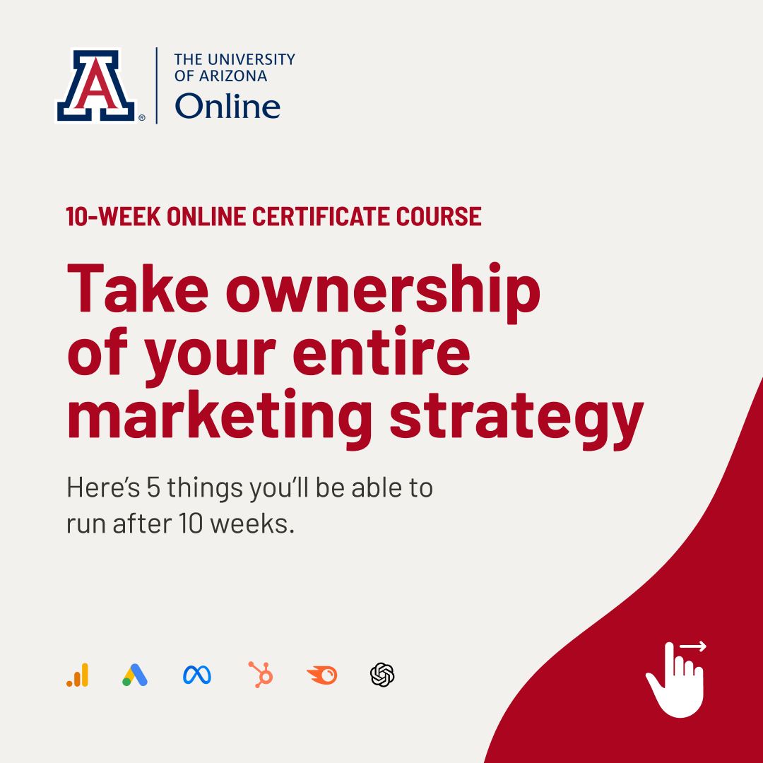 Arizona Online Professional Studies Facebook ad