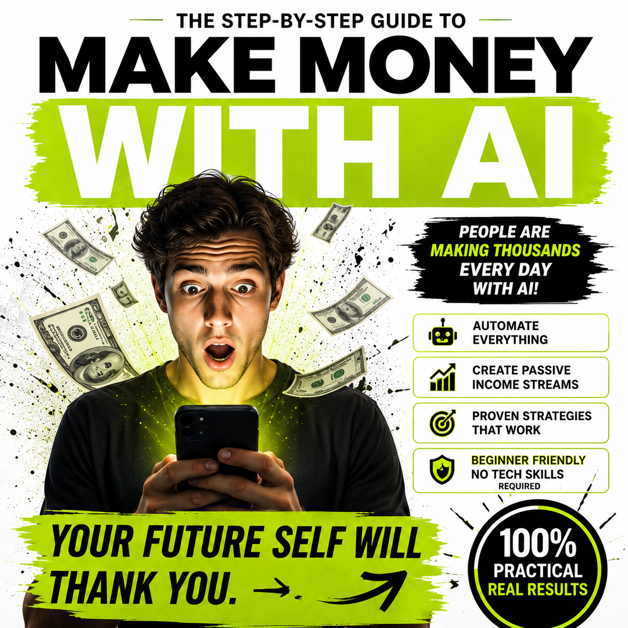 Sapienbase Facebook ad: Learn How To Make Money With AI