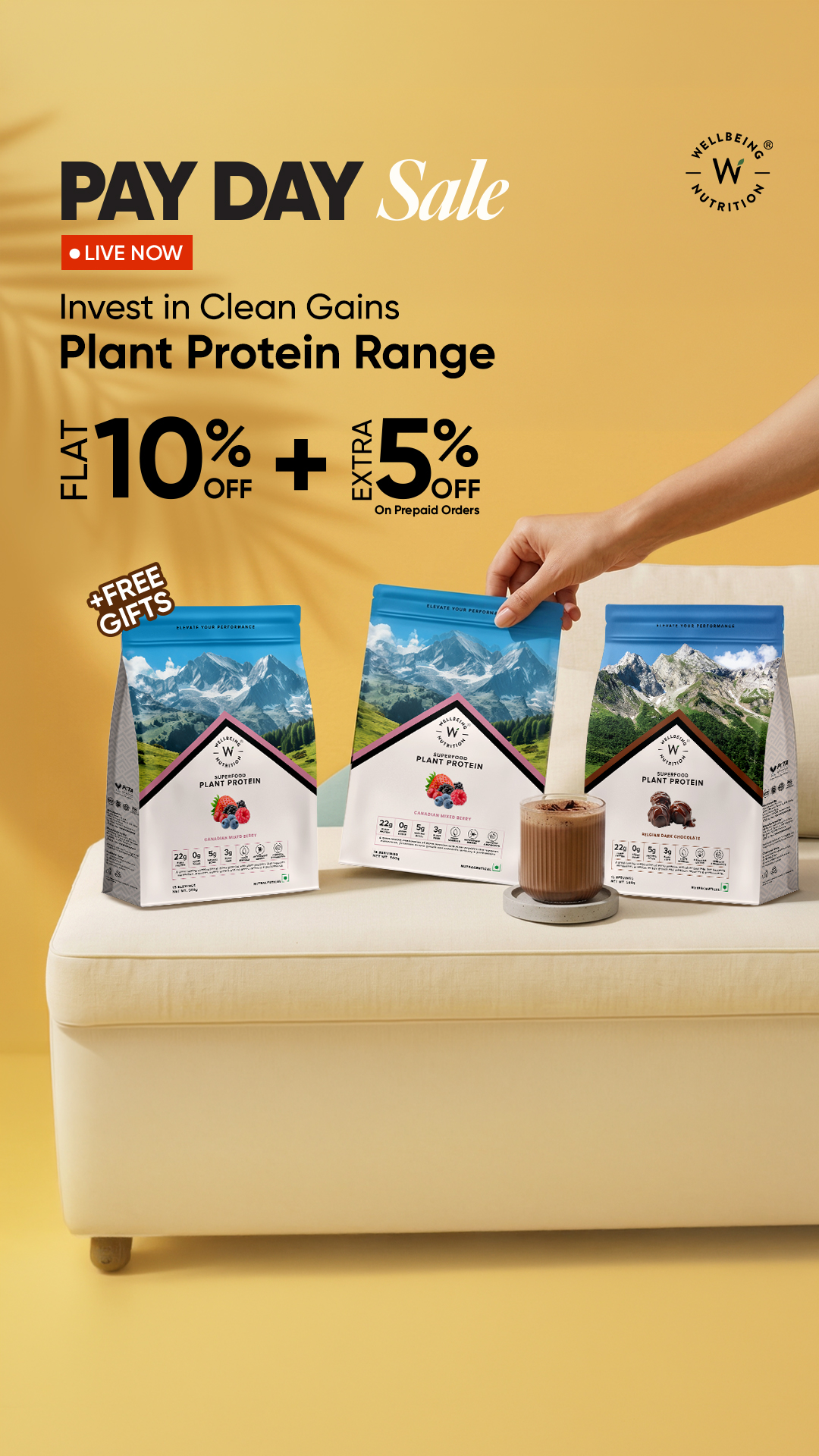 Wellbeing Nutrition India Facebook ad