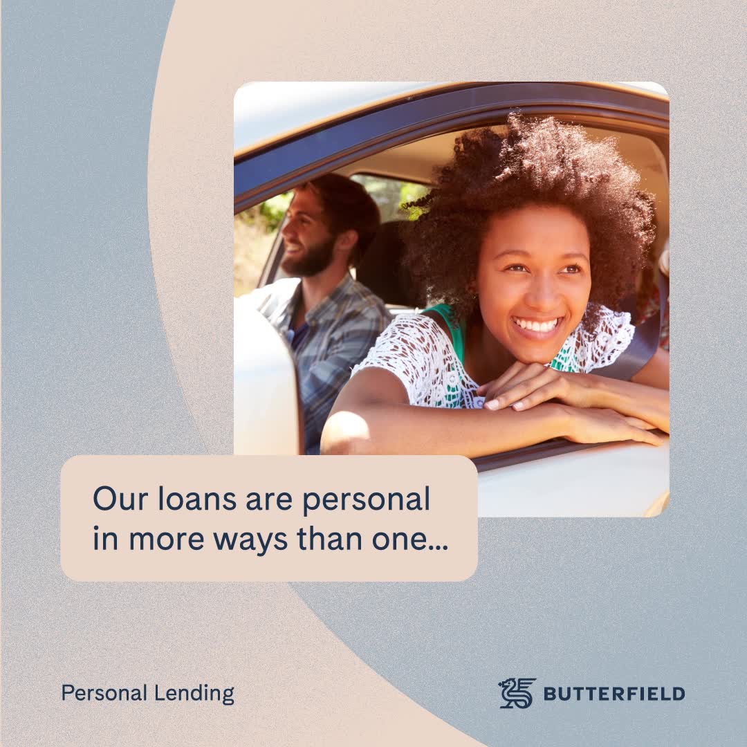 Butterfield Bermuda Facebook ad: Personal Loans, From Butterfield