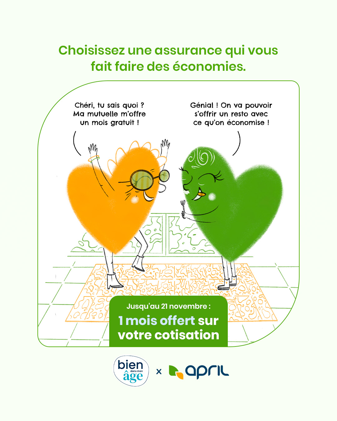 APRIL Facebook ad