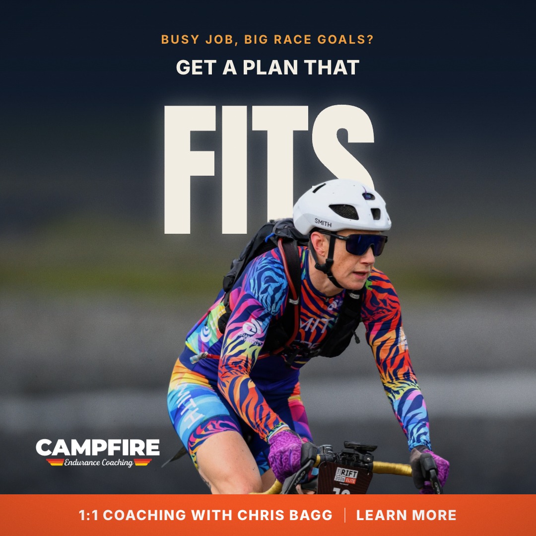 Campfire Endurance Coaching Facebook ad: Make Every Hour Count