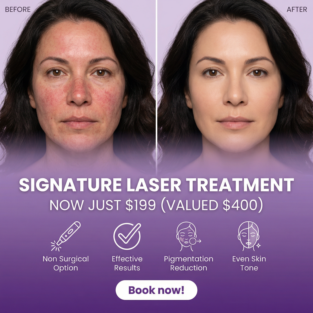 Renew Med Spa Facebook ad: 50% OFF This Month!