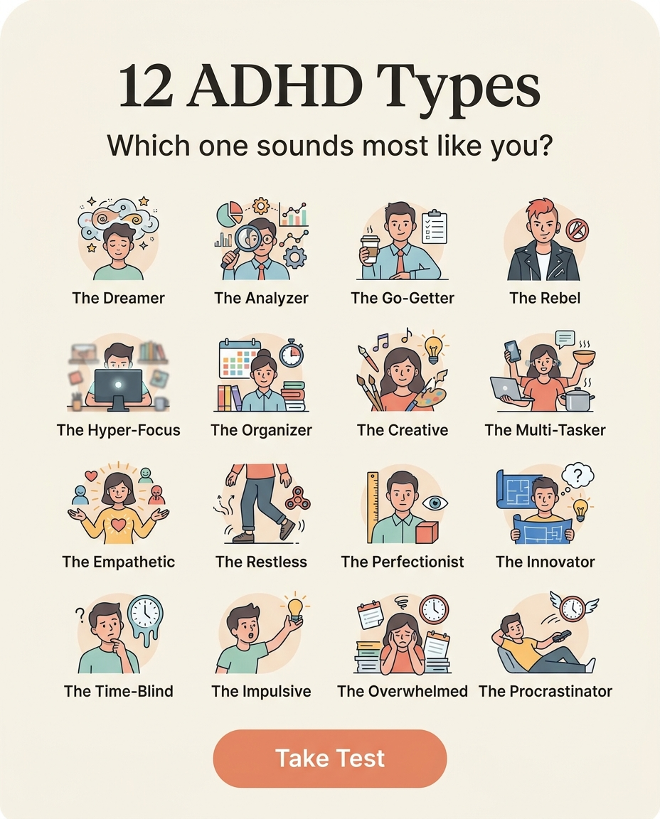 ADHD Clarity Test Facebook ad