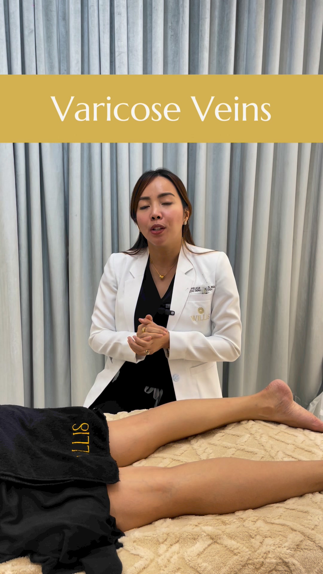 Willis Medical Aesthetics by Dra. Willis Facebook ad: Sclerotherapy by Dra. Willis