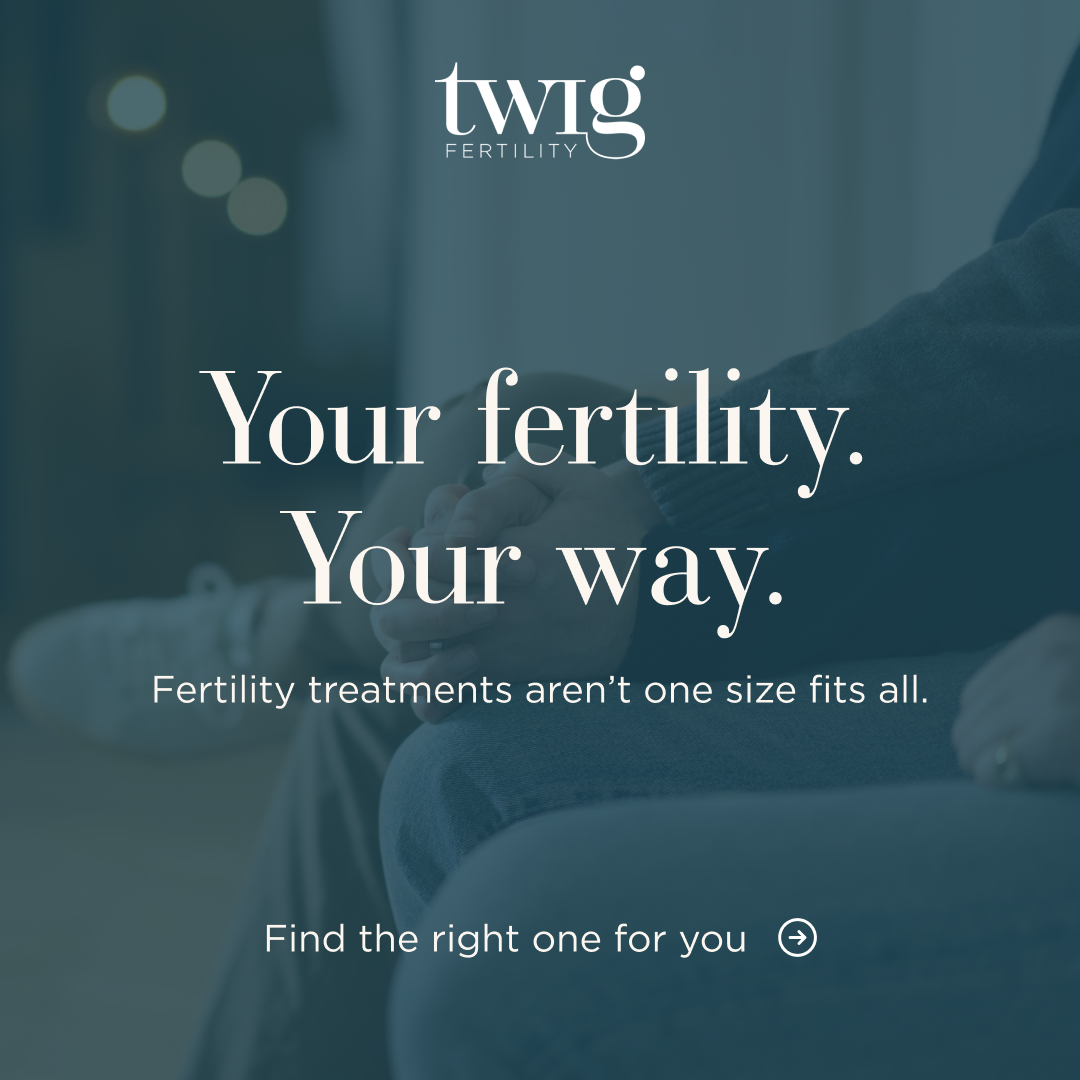 Twig Fertility Facebook ad: You don't have to navigate this alone.