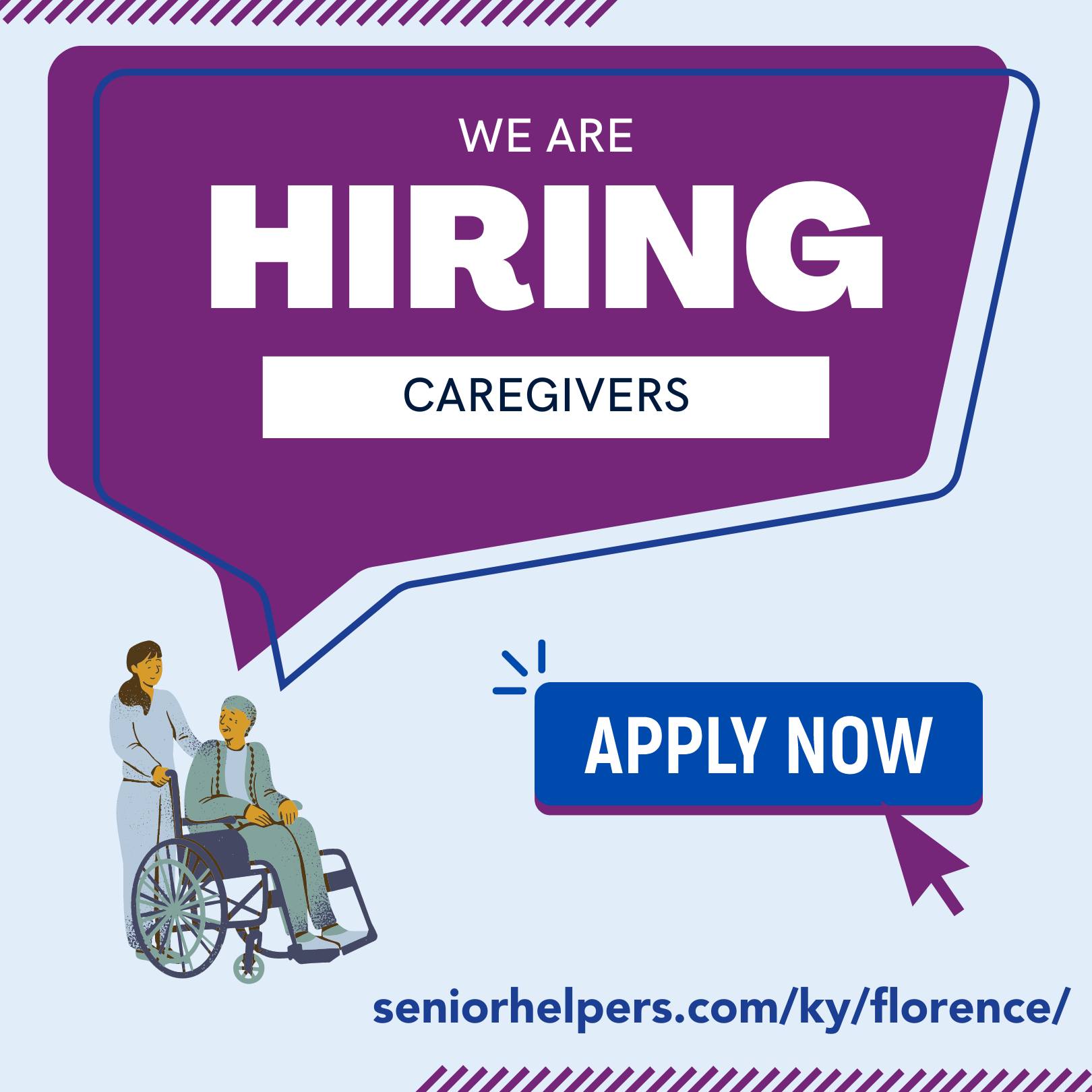 Senior Helpers of NKY Facebook ad: Hiring Great Caregivers!