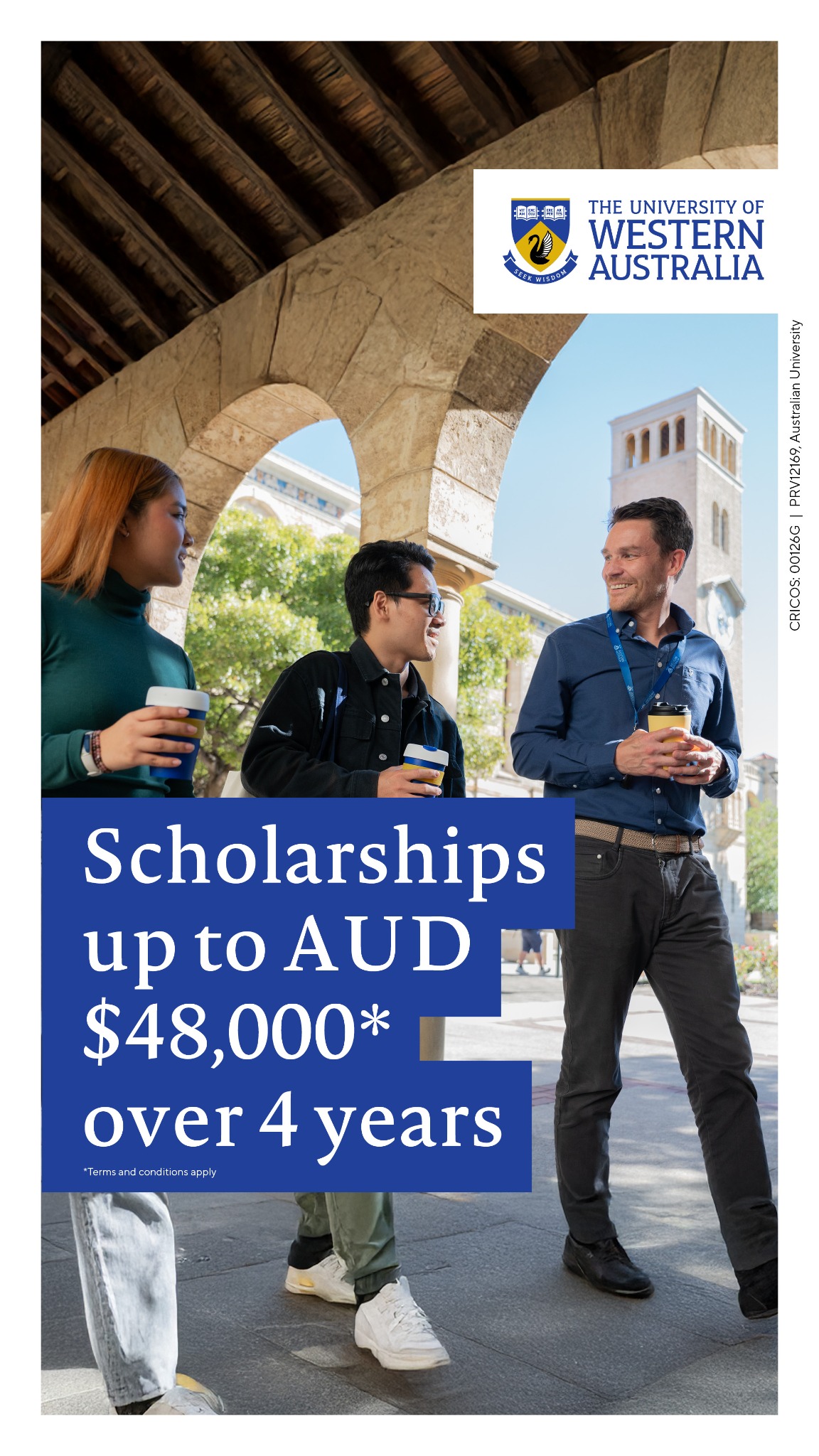 The University of Western Australia Facebook ad