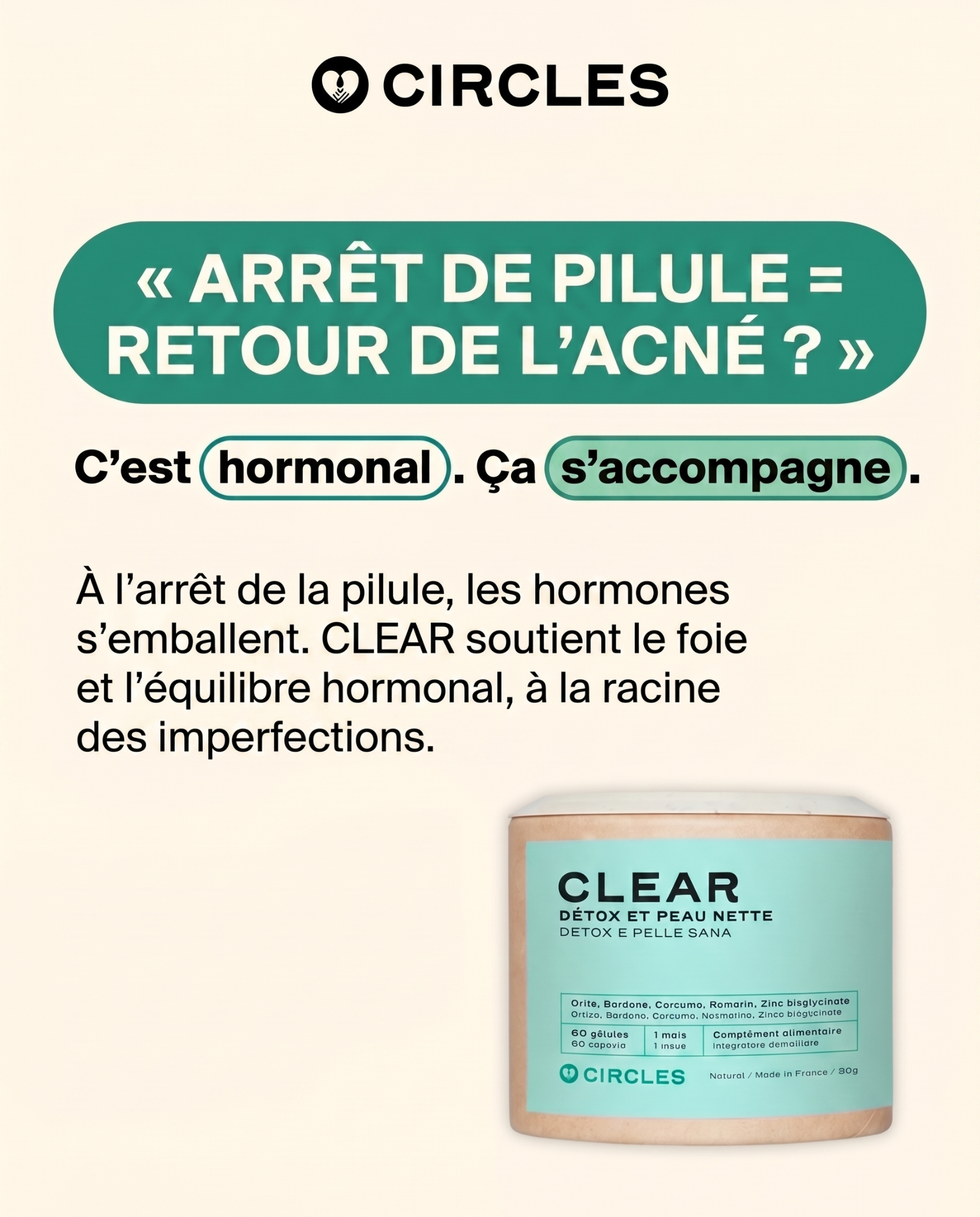 Circles Facebook ad