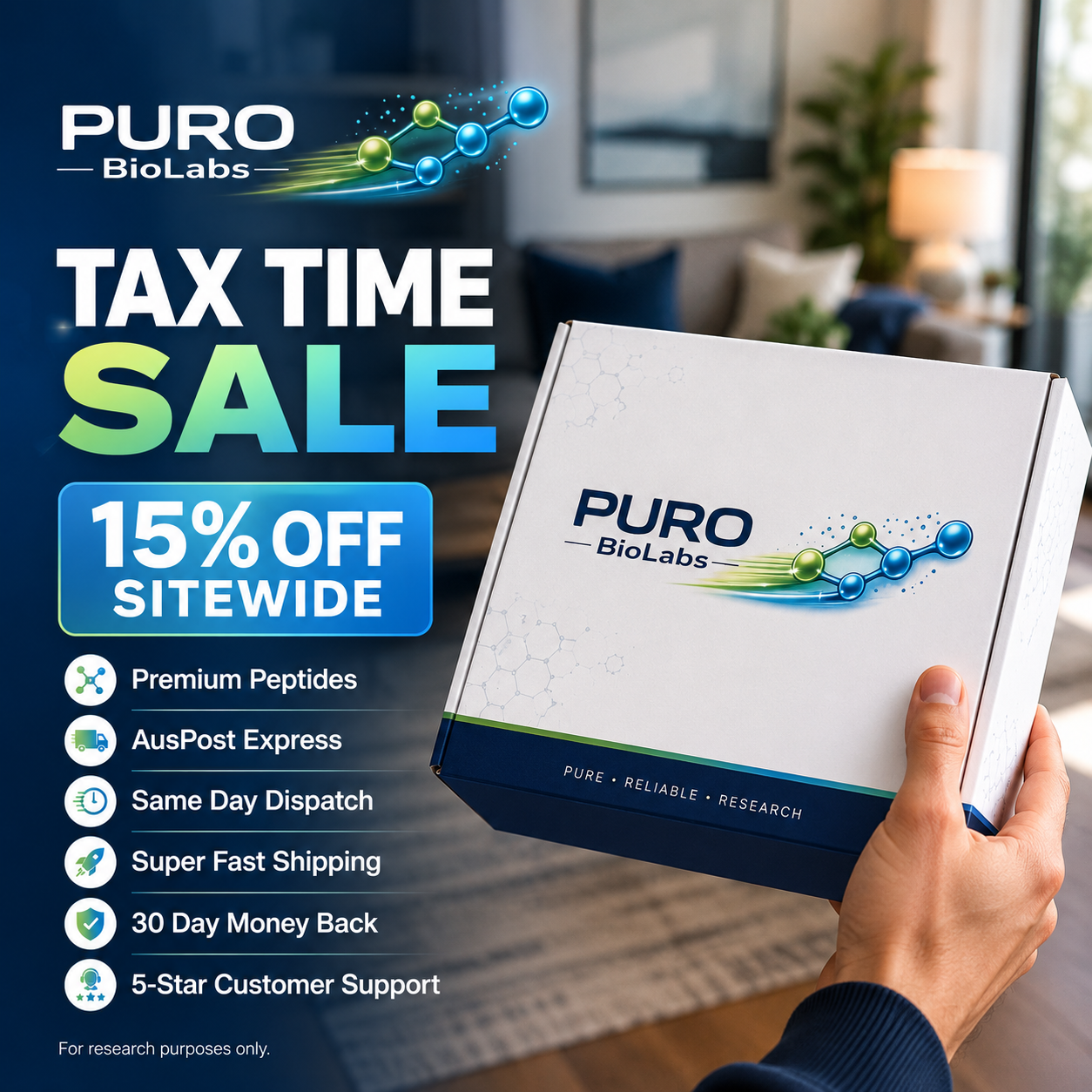 Purobiolabs Facebook ad from Jul 6, 2026