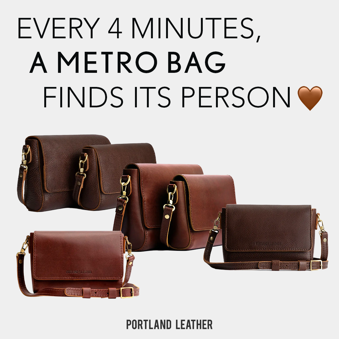 Portland Leather Goods Facebook ad