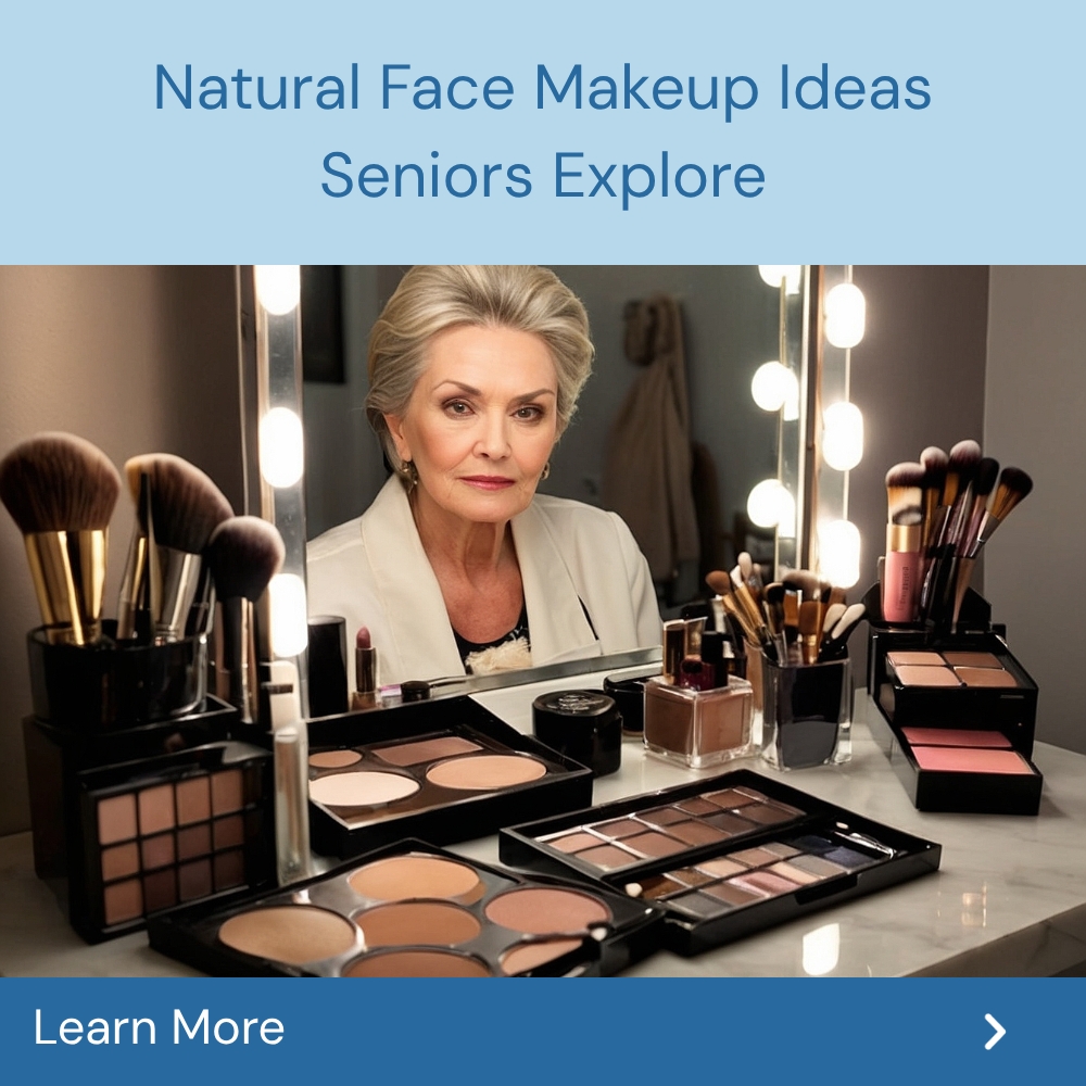 TrendingAnswers Scoop Facebook ad: Natural Face Makeup Ideas Seniors Explore.
