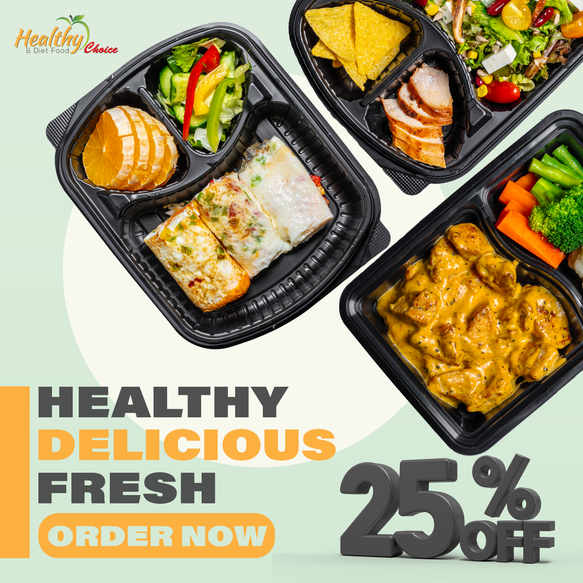 Healthy choice food Facebook ad