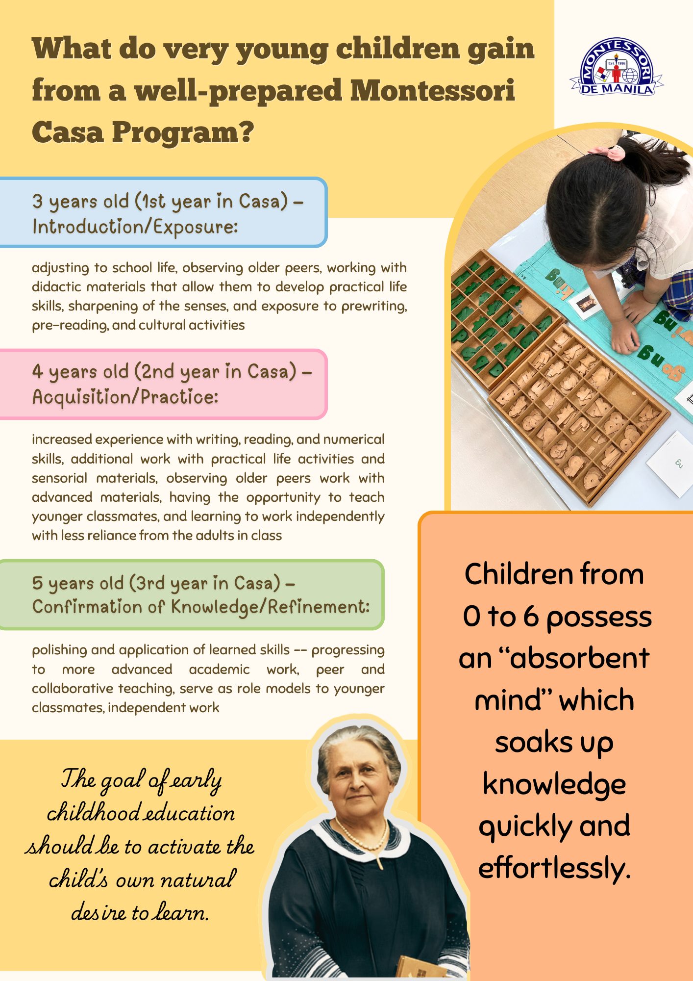 Montessori De Manila Facebook ad