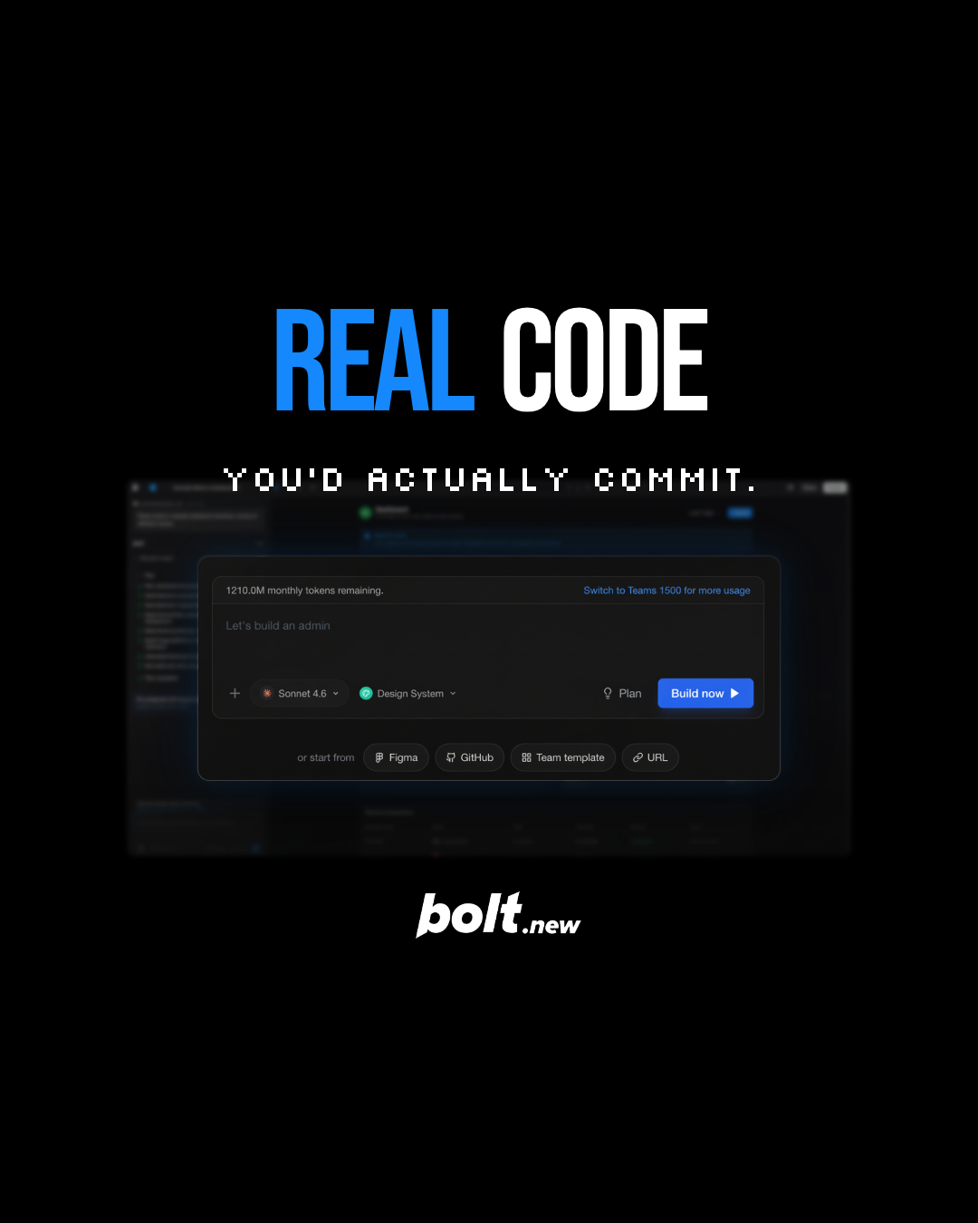 Bolt.new Facebook ad