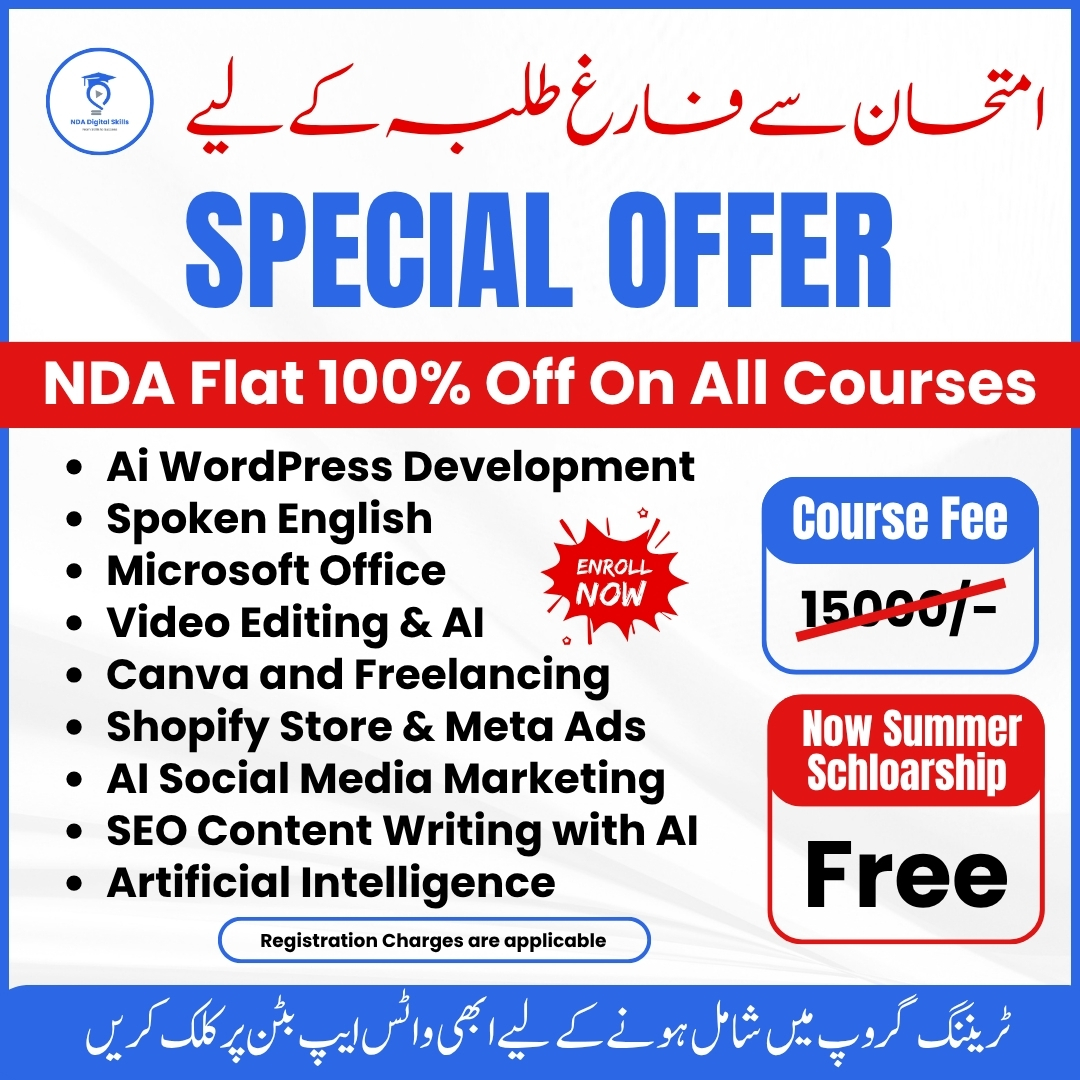 Skillnova Academy Facebook ad: Free Digital Sklls
