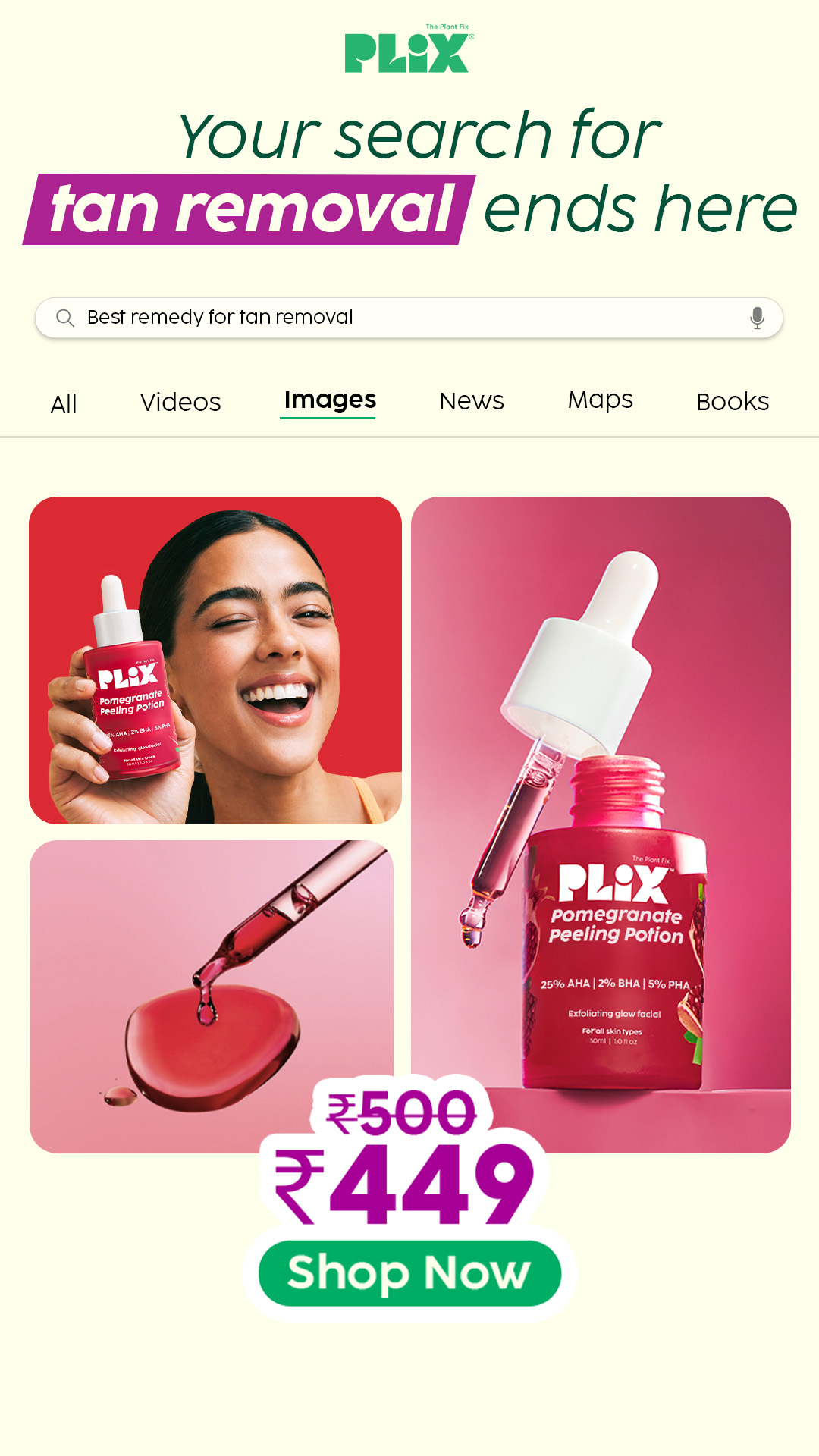 Plix Facebook ad