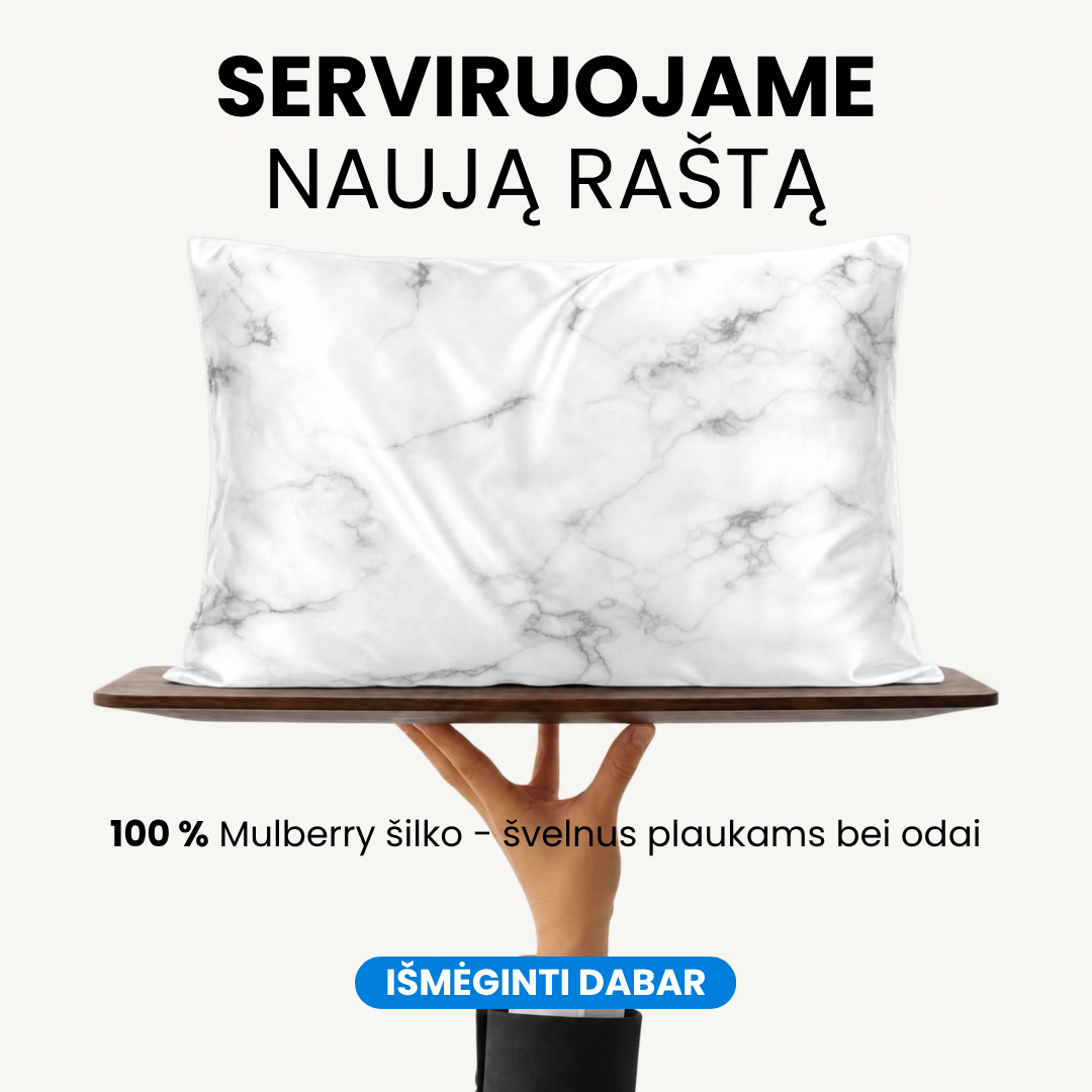 SilkEra Facebook ad: Raštuoti SILKERA užvalkalai, NAUJA kolekcija jau čia